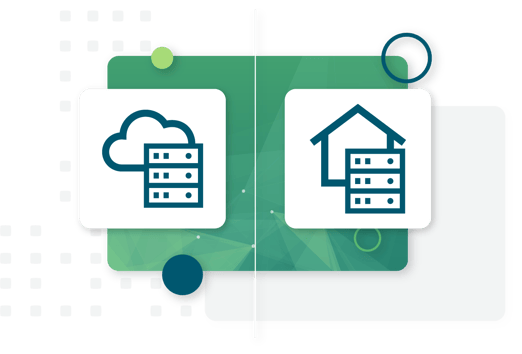 Cloud vs On Prem graphic