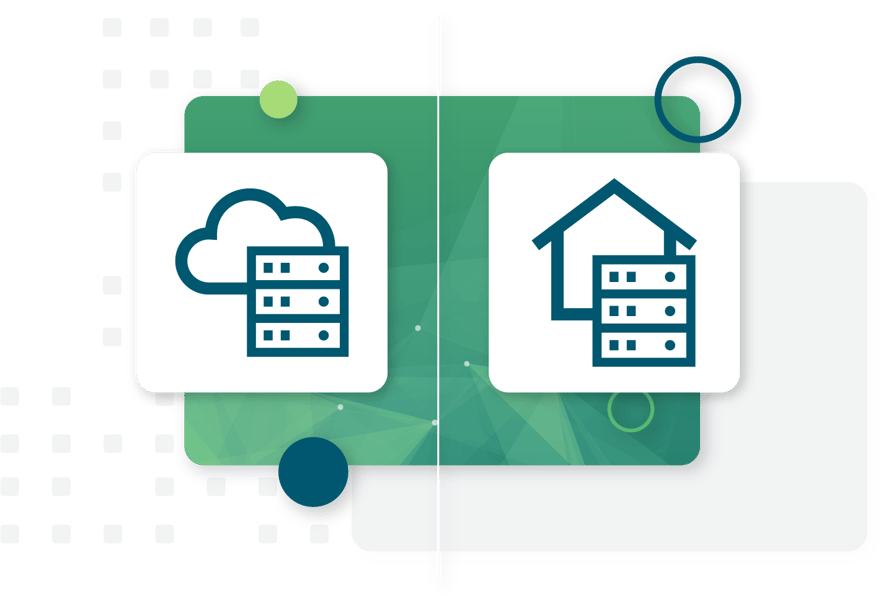 Cloud vs On Prem graphic