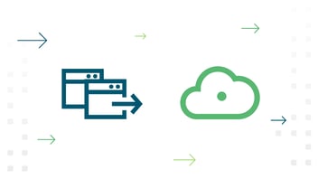 An illustration of moving applications to the cloud