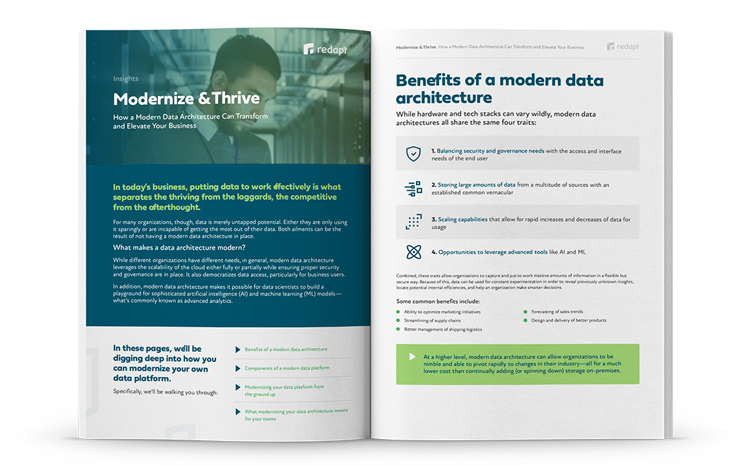 Modernize & Thrive: How a Modern Data Architecture Can Transform and Elevate Your Business