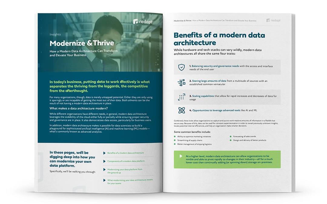 Modernize & Thrive: How a Modern Data Architecture Can Transform and Elevate Your Business